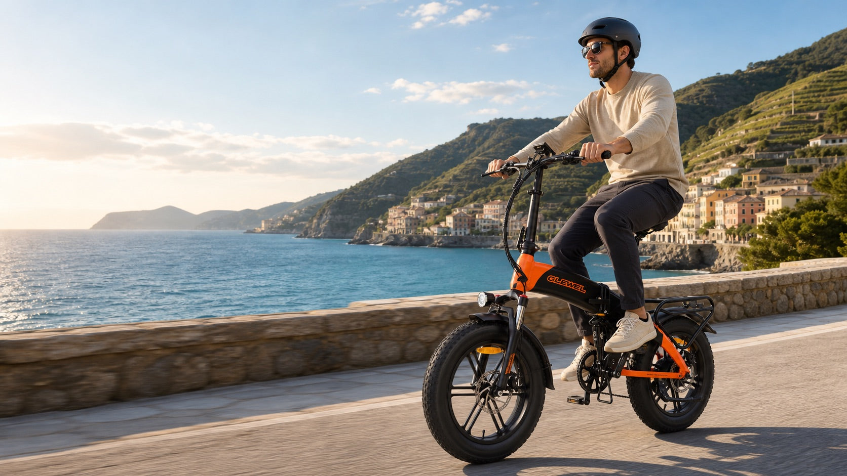 Rider GLEWEL ELITE lungo la costa